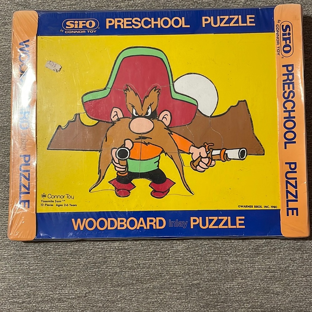 Vintage 1980 wooden puzzle NEW